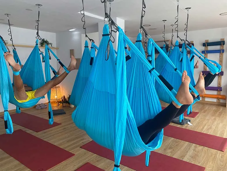 Yoga en columpio